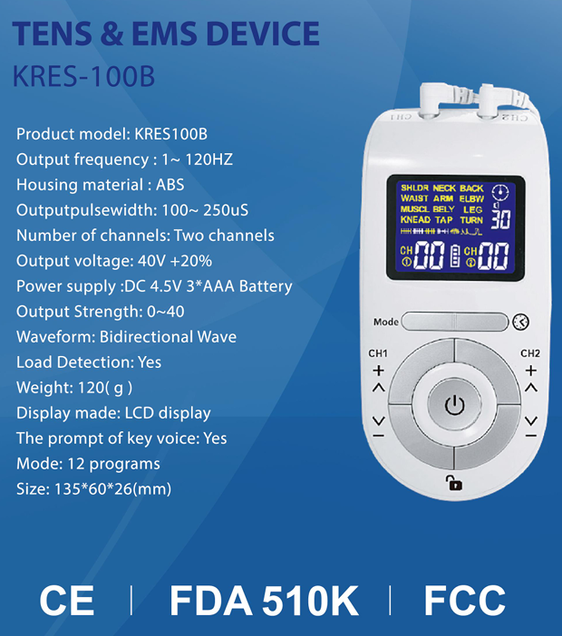 KRES-100B TENS and EMS devices KRES-100B TENS and EMS devices