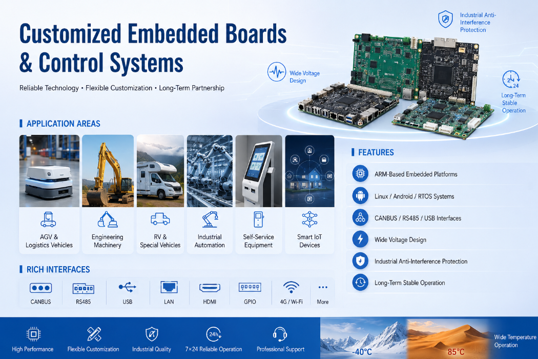 Industrial Embedded Boards & Smart Control Systems