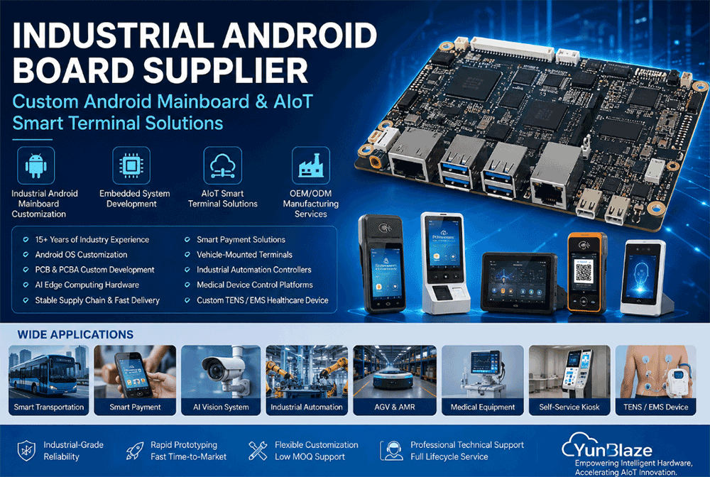 Industrial Android Board Supplier | Custom AIoT Android Mainboard & Terminal Solutions