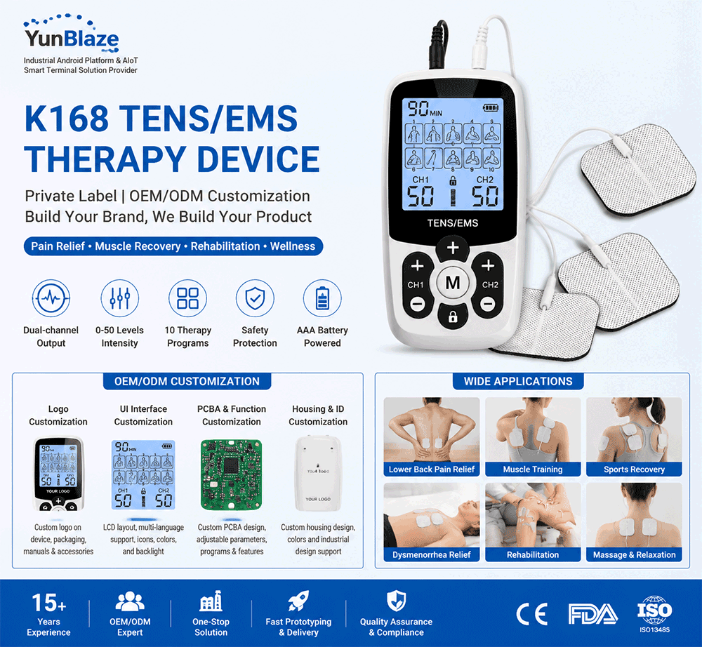 Private Label Electrotherapy Device | OEM TENS Unit & Custom EMS Machine