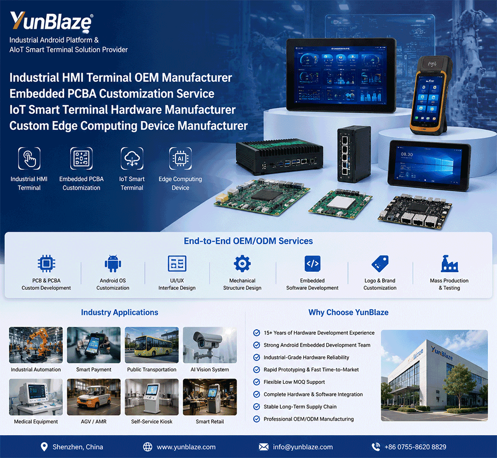 Industrial HMI Terminal OEM Manufacturer & Custom AIoT Edge Hardware Solutions