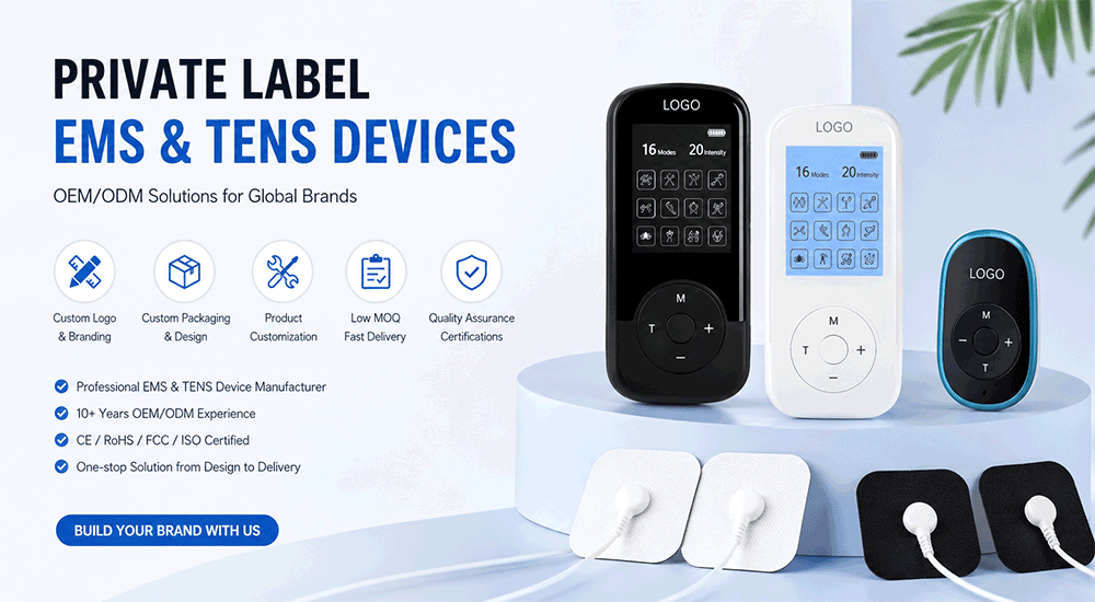 Private Label EMS Device & OEM TENS Machine Manufacturer