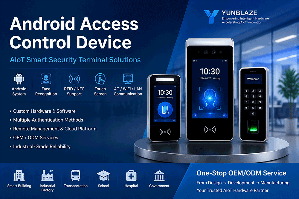 Android Access Control Device Manufacturer | Custom Industrial Android Access Control Terminal OEM