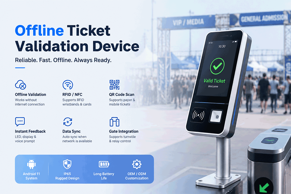 Android RFID Ticket Validator Android RFID Ticket Validator