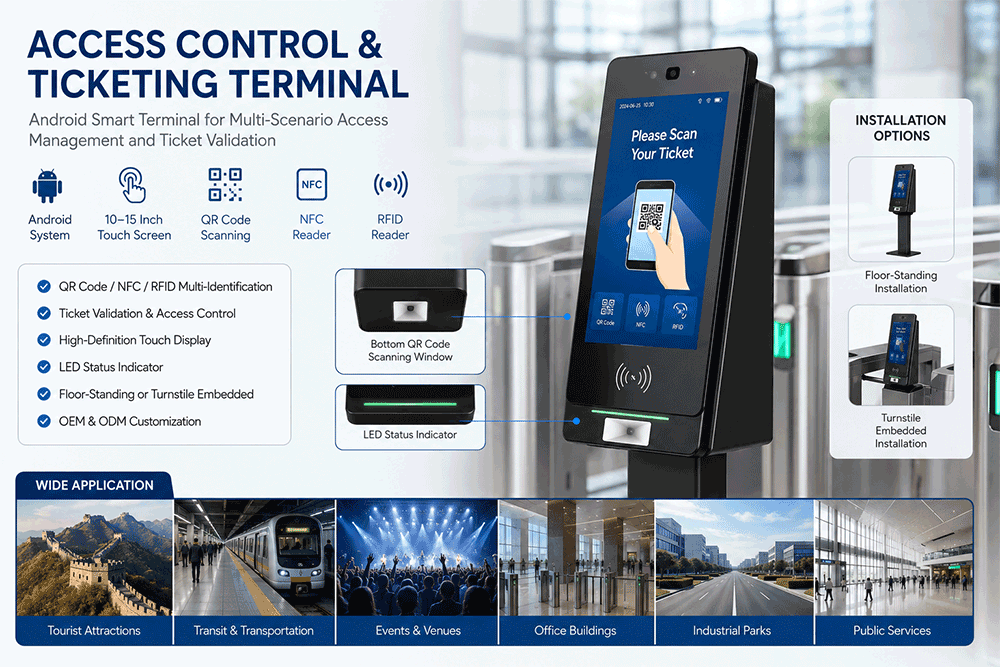 access control and ticketing terminal access control and ticketing terminal