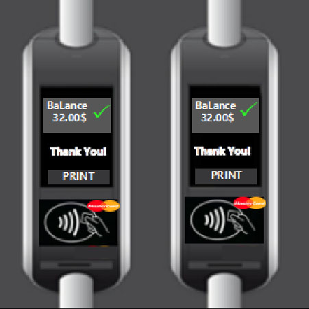 Smart Transit Fare Collection Terminal – Customizable Multi-Payment NFC Validator for Global Public Transport
